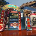 Retro Shanghai Landscaping Memory of the Republic of China Old Time Shanghai Modern Shanghai Meichen Shopping Mall Meichen 3d model