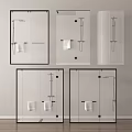 Various Shower Sauna Enclosure Designs with Glass Panels and Bathroom Fixtures