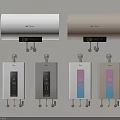 Midea Electrical Appliances Wall Mounted Electric And Instant Water Heaters White Gray Pink Colors