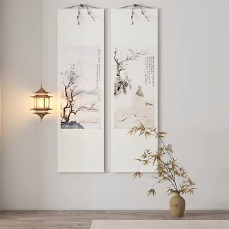 Chinese Landscape Painting 3d model
