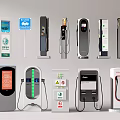 Public Facilities Various Types Of Modern Electric Vehicle Charging Stations