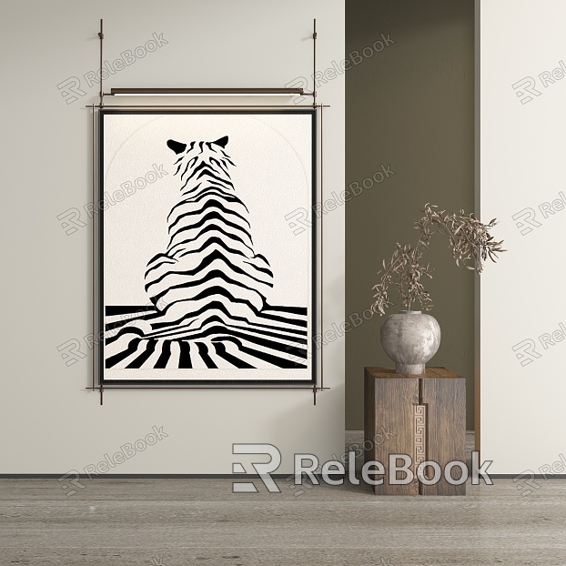 Abstract Animal Hanging Painting model