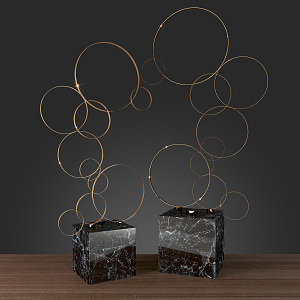 Light Luxury Ornaments 3d model