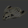 Modern Spaceship Spacecraft Spacecraft 3d model