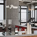 Modern Fitness Gym Interior With Spacious Layout Various Workout Equipment And Vending Machines