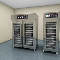Two Stainless Steel Household Food Dehydrators With Glass Door Multi Layer Racks