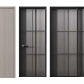 Various Styles of Modern Hinged Doors with Wood Glass and Metal Panels for Interior Design