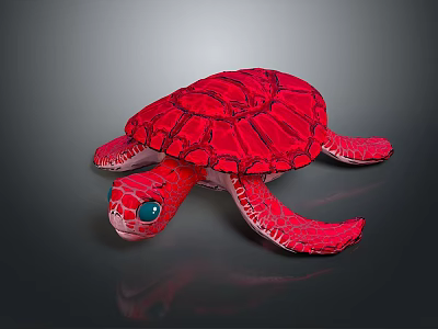 small turtle green turtle big turtle black turtle pacific turtle flat-backed turtle 3d model