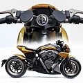 Modern Motorcycle Motorcycle Saimo 3d model