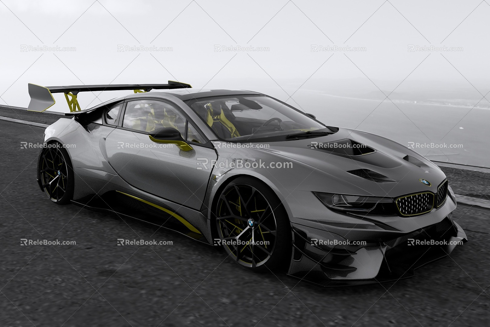 Super Run BMW i8 3d model