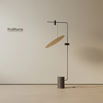 Modern floor lamp 3d model
