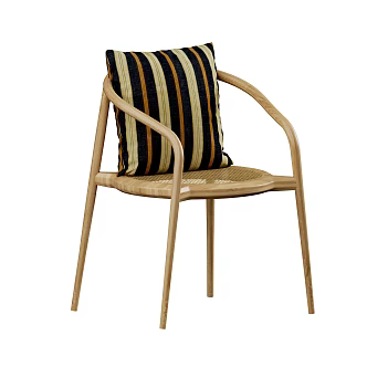 Modern leisure chair single chair 3d model