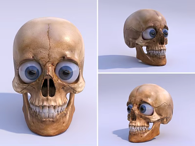 Modern Skull 3d model