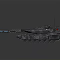 Modern Military Tank With Camouflage Armor Turret And Advanced Cannon Design