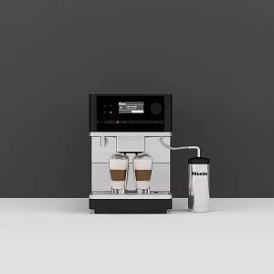 Modern coffee machine 3d model
