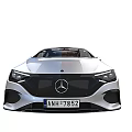 Modern Luxury Sedan With Sleek Silver Body Black Roof And Stylish Wheels Design