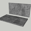 Concave-convex Slab Natural Slab Mushroom Slab 3d model