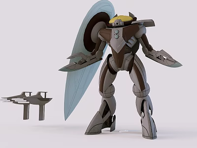 Hyundai Gundam Zagu Mech Robot Hand Toy Mechanical Armor 3d model