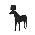 Horse Head Table Lamp with Warm Light and Elegant Shade Design