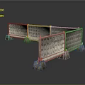 Heavy Duty Construction Formwork System With Metal Panels And Support Bases