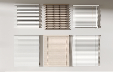 Modern venetian blinds 3d model