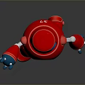 Robot Assistant Small Robot Butler Robot Butler Figure Game Figure 3d model