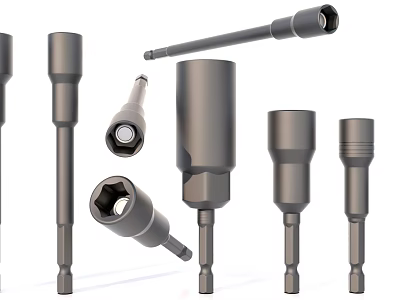 High Quality Socket Hardware Tools Assortment for Mechanical Repair Work 3d model