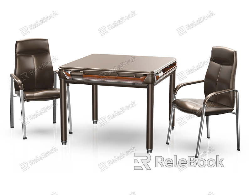 Modern Mahjong Table and Chair Mahjong Machine Dining Table model