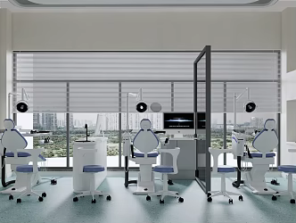Dental Operating Room Modern Clinic 3d model
