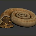 Snail Cartoon Snail Small Snail Reptile Cold Blooded Animal Reptile 3d model