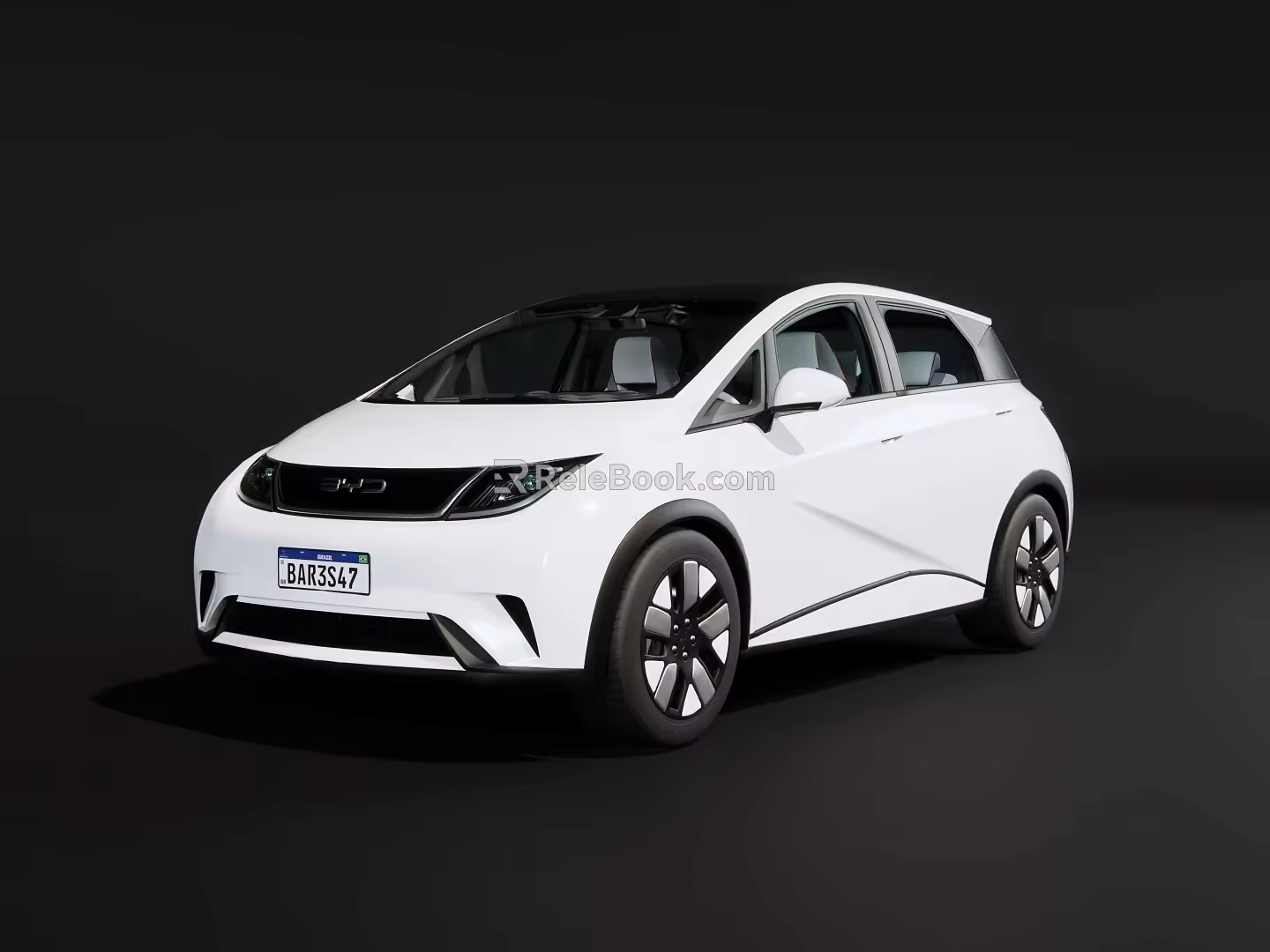 byd dolphin 3d model