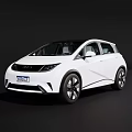 byd dolphin 3d model
