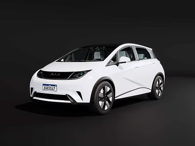 byd dolphin 3d model
