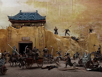 Chinese Battlefield Ancient Battlefield 3d model