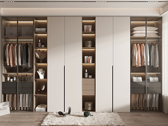 Modern wardrobe 3d model