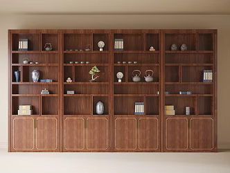 New Chinese Decorative Cabinet Tea Cabinet 3d model