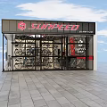 SUNPEED Bicycle Store Showroom With Glass Front Display Windows And Bicycles On