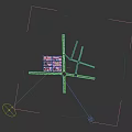 Industrial Factory Plant Layout With Chimney Storage Tanks And Pipeline Structures