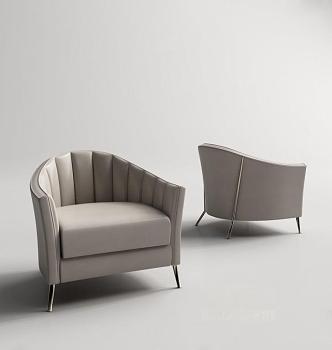 Single sofa 3d model