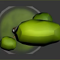 Cute Koala Game Character Climbing On Tree With Green Canopy Orange Trunk And Grass Base