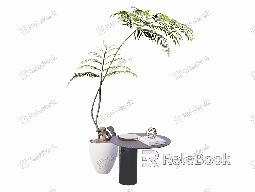 Home improvement potted plant green planting edge a few model