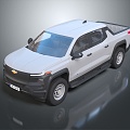 Modern pickup truck for both passenger and cargo 3d model