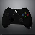 Xbox Wireless Game Controller With Black Design And Colorful ABXY Buttons