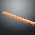 Durable Wooden Ruler with Clear Scale Markings for Accurate Hardware Tool Measurements