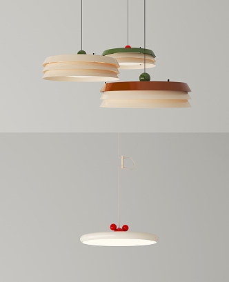 Modern chandelier 3d model