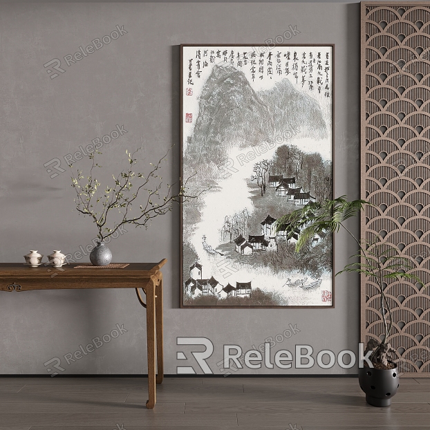 New Chinese Decorative Painting model