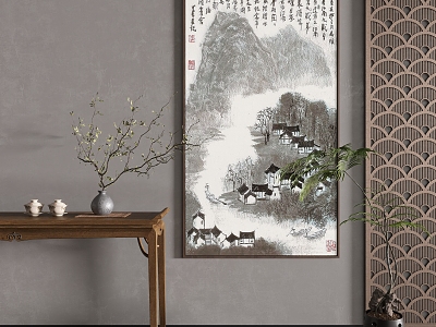 New Chinese Decorative Painting model