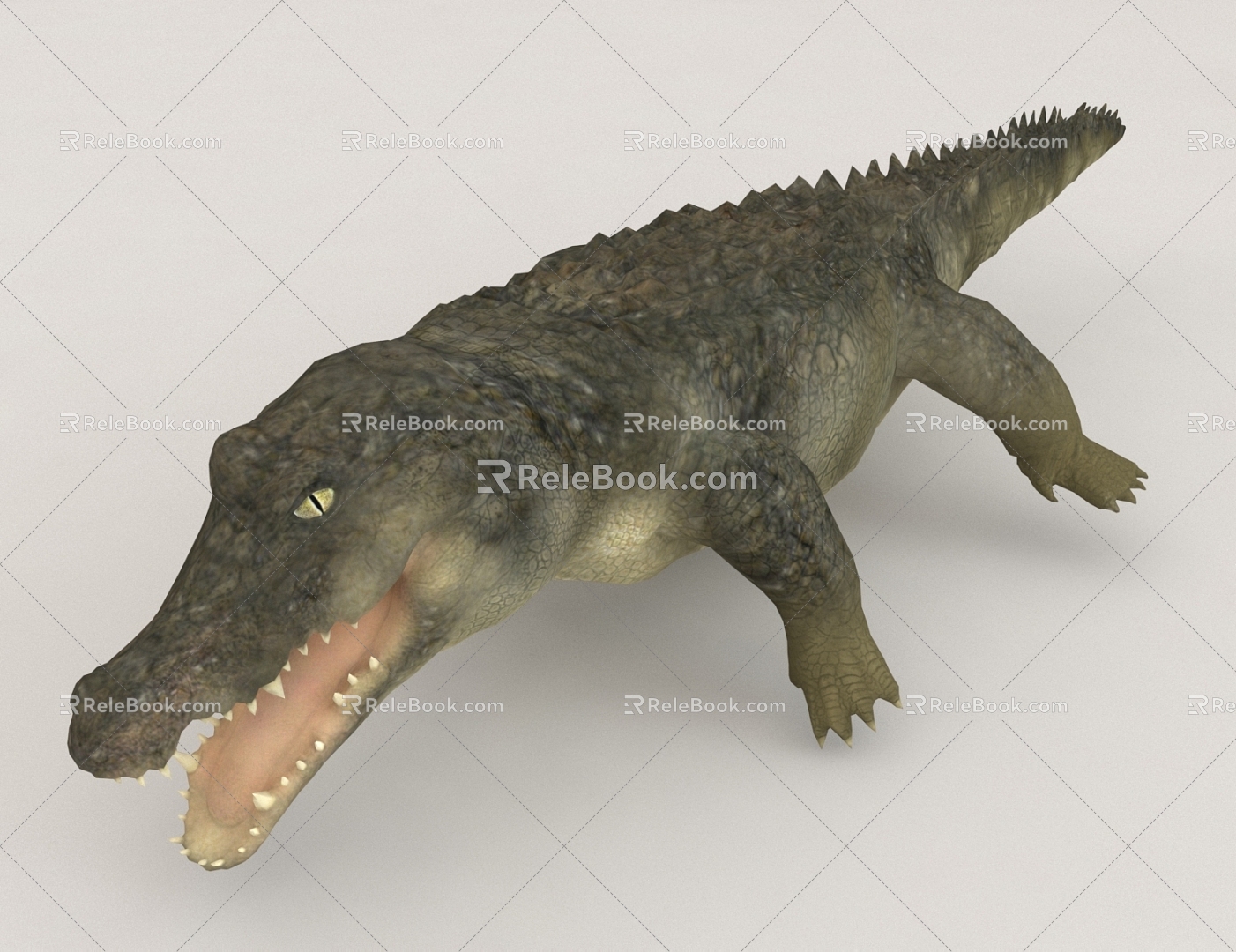 Crocodile Beast 3d model