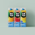 Refreshing Assorted Juice Drinks with Orange Peach Mango Flavors 30% Content and 1L Volume