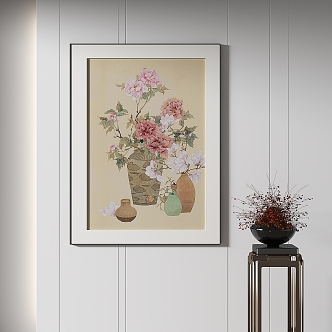 New Chinese Decorative Painting 3d model